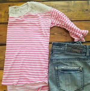 Express Lace 3/4 Sleeve