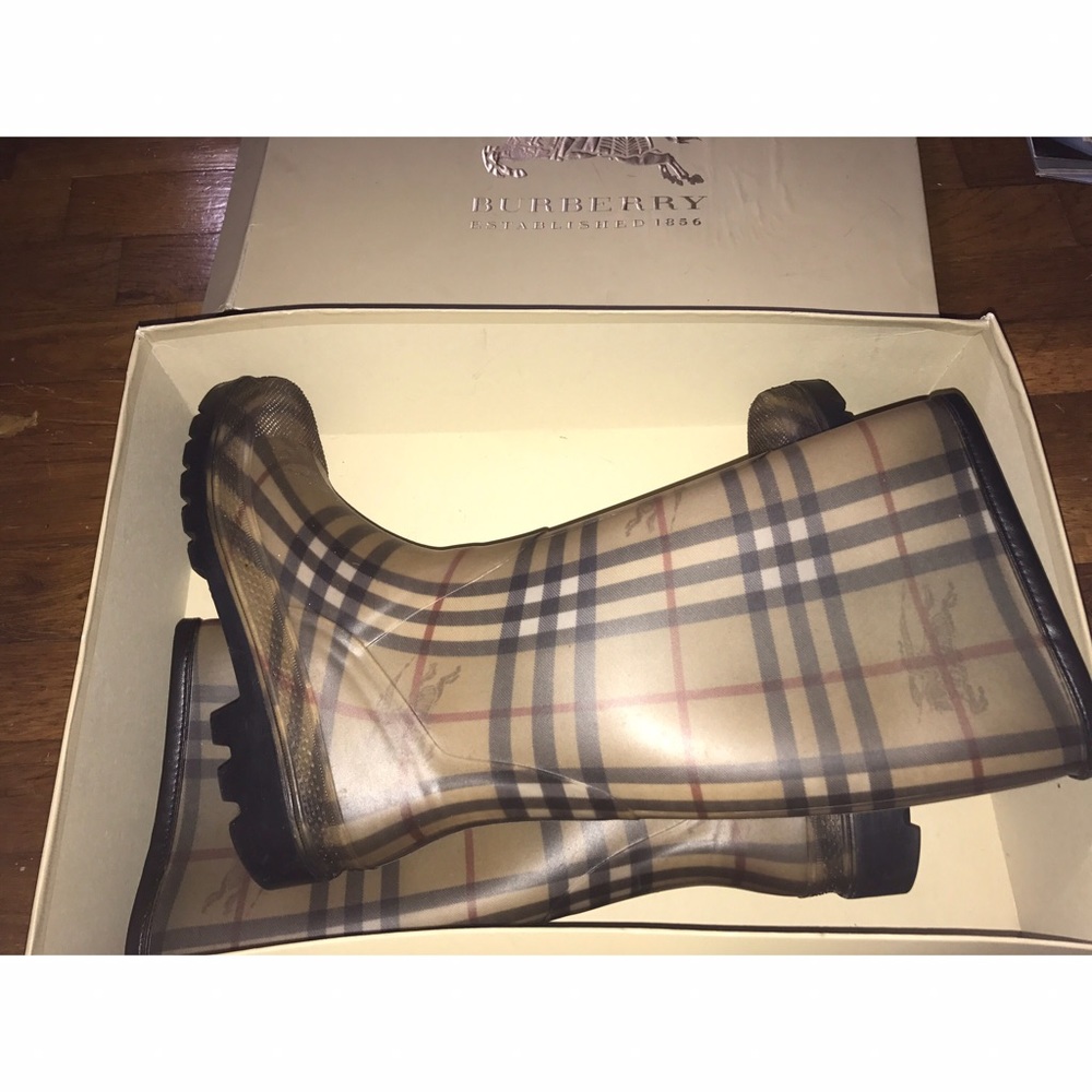 Authentic Burberry Rain Boots