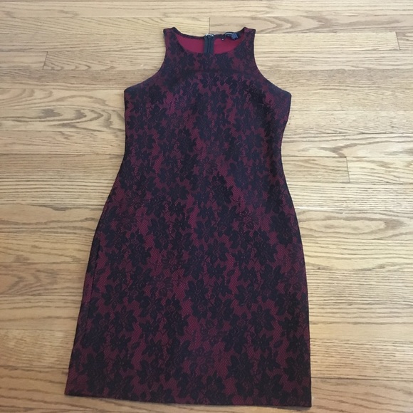 Forever 21 Dresses & Skirts - Forever 21 lace overlay mini dress S