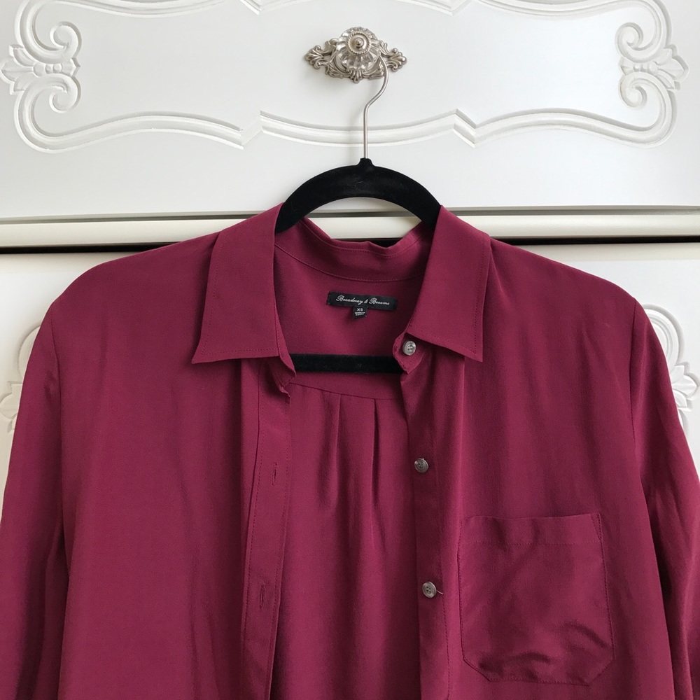 🖤MADEWELL Silk Button-Up Shirt🖤