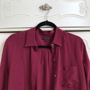 🖤MADEWELL Silk Button-Up Shirt🖤