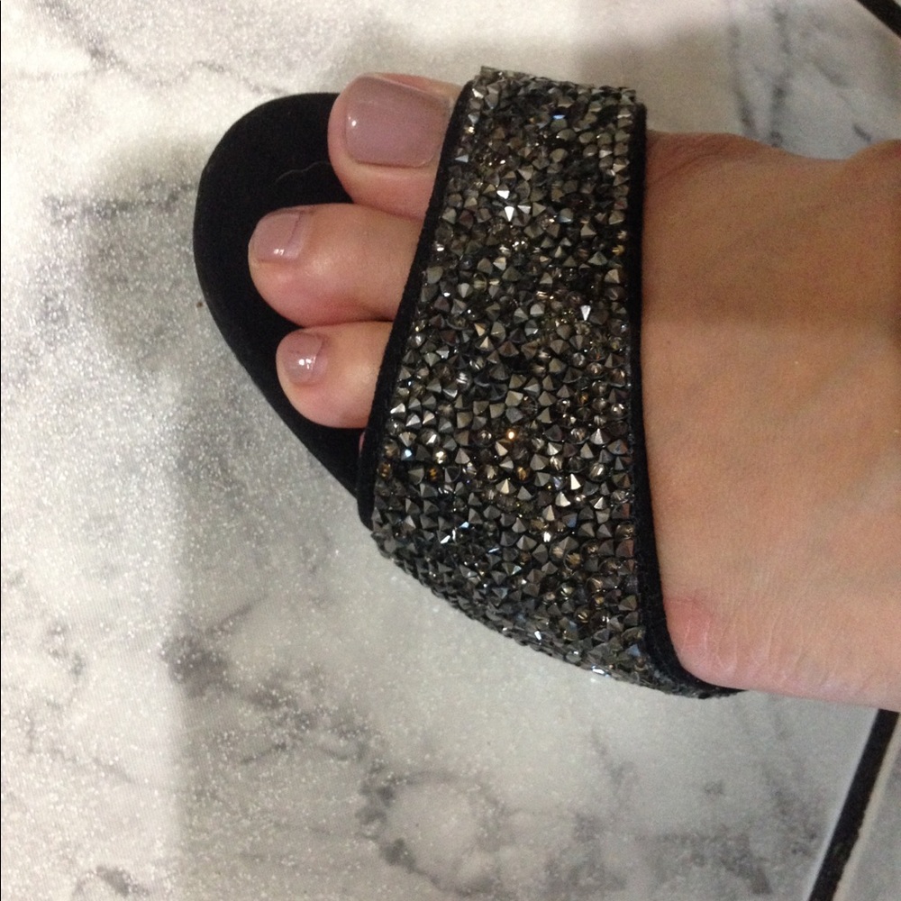 Aldo 8.5 Crystal Heel Shoes