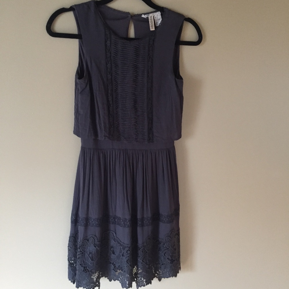 Lace edge dress H&M