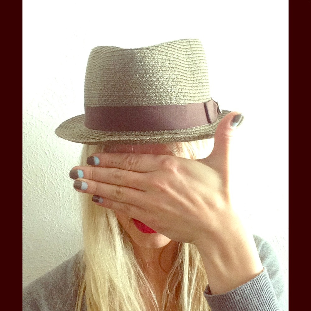 Green Goorin Brothers Straw Fedora