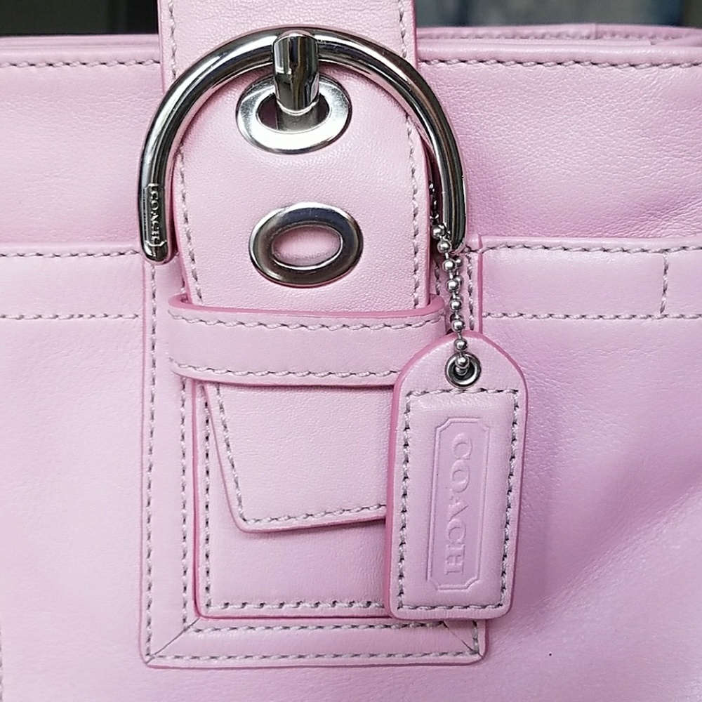 Precious Pink Coach Purse Satchel