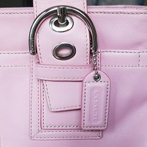 Precious Pink Coach Purse Satchel