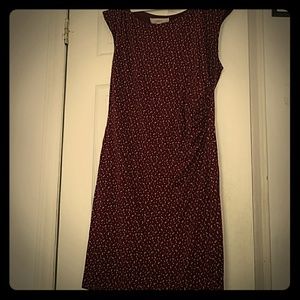 Loft dandelion print dress