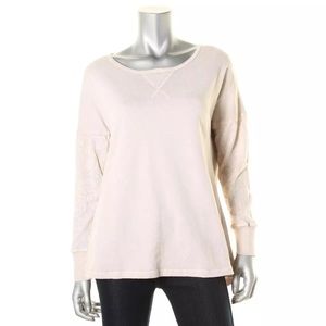 Allen Allen light beige French terry flyaway S