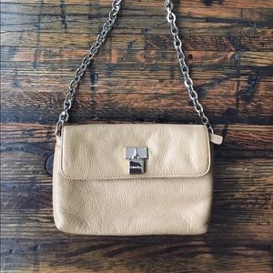 Calvin Klein Tan/Camel Colored Leather Crossbody