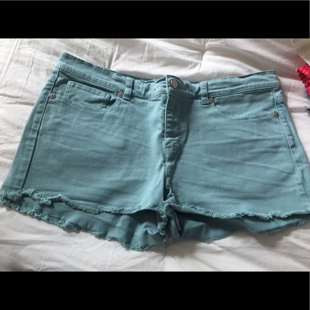 Blue Denim Shorts