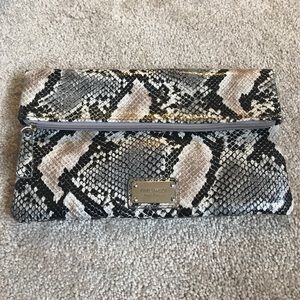 Nine West Snake Skin Envelope Clutch