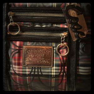 Coach Poppy Tartan Glam Tote
