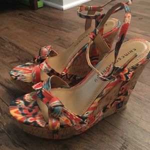 Chinese Laundry Cork Wedges