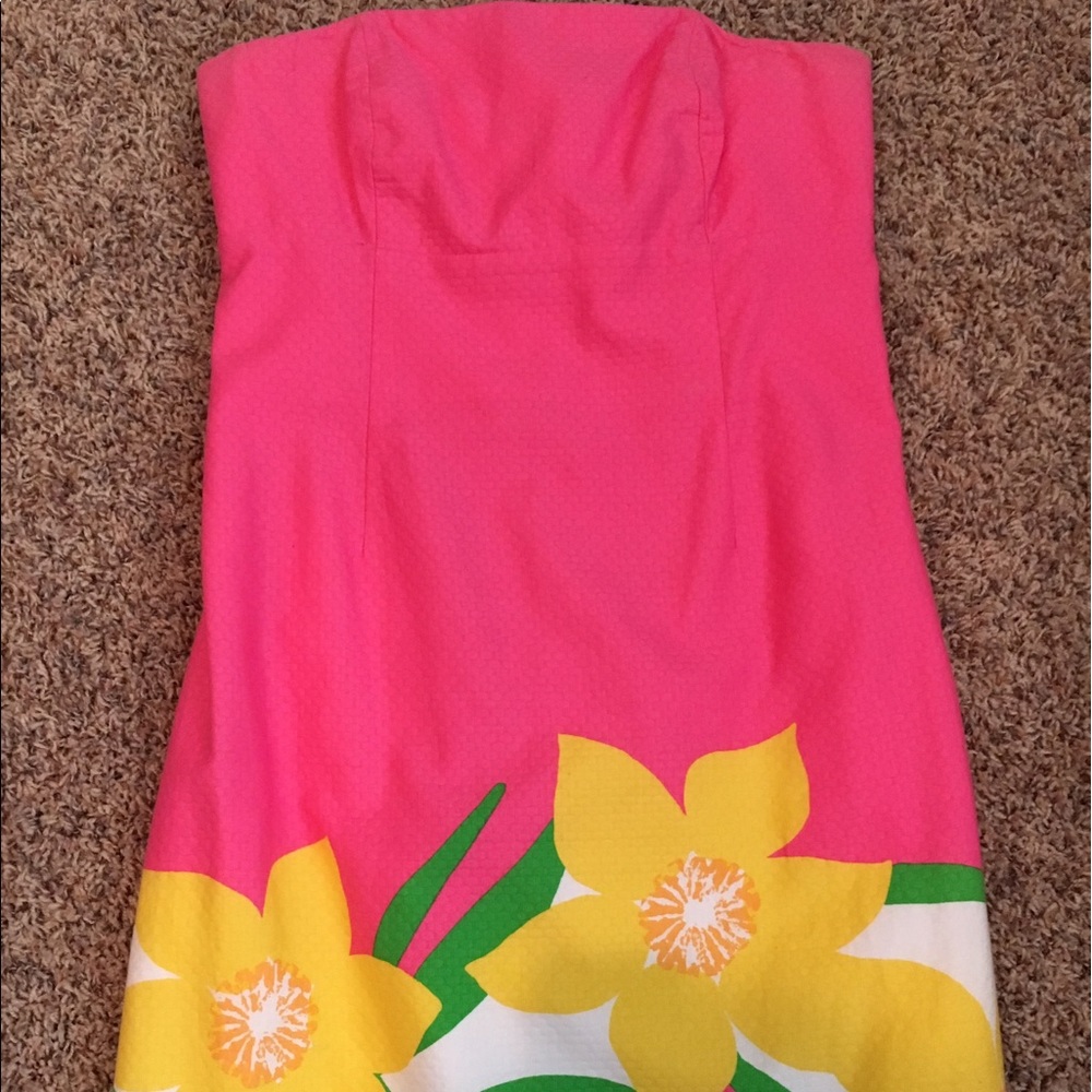 Lilly Pulitzer strapless dress