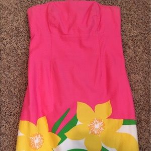 Lilly Pulitzer strapless dress