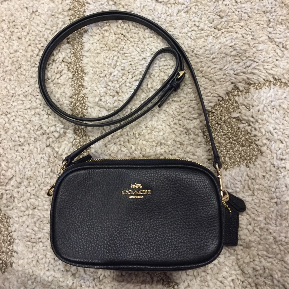 Coach Leather Cross Body Bag