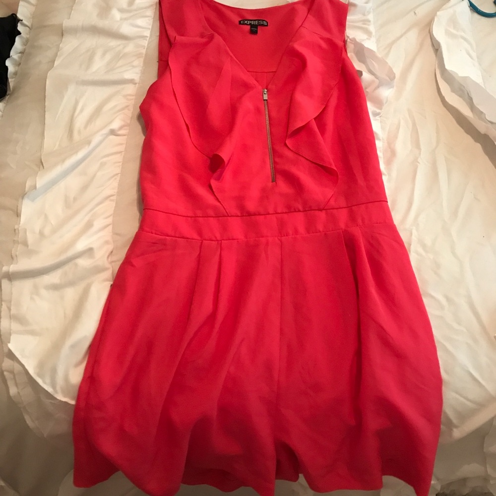 Express Coral Romper
