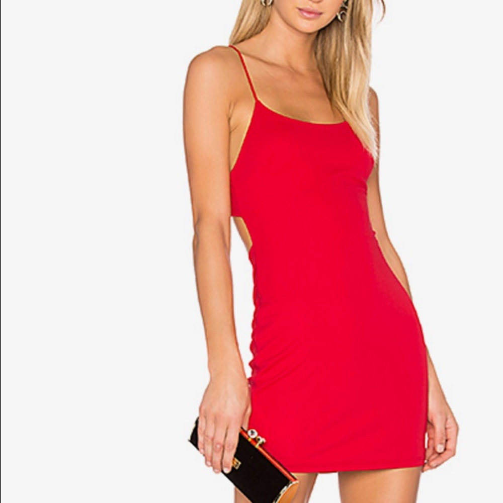 Revolve clothing NBD red mini dress