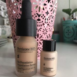 Perricone MD foundation & highlight