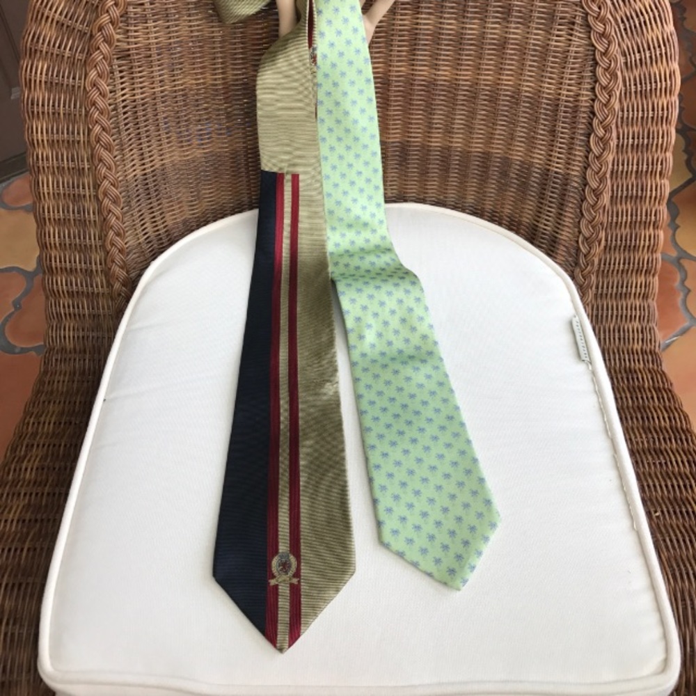 Pair of Tommy Hilfiger Silk Ties
