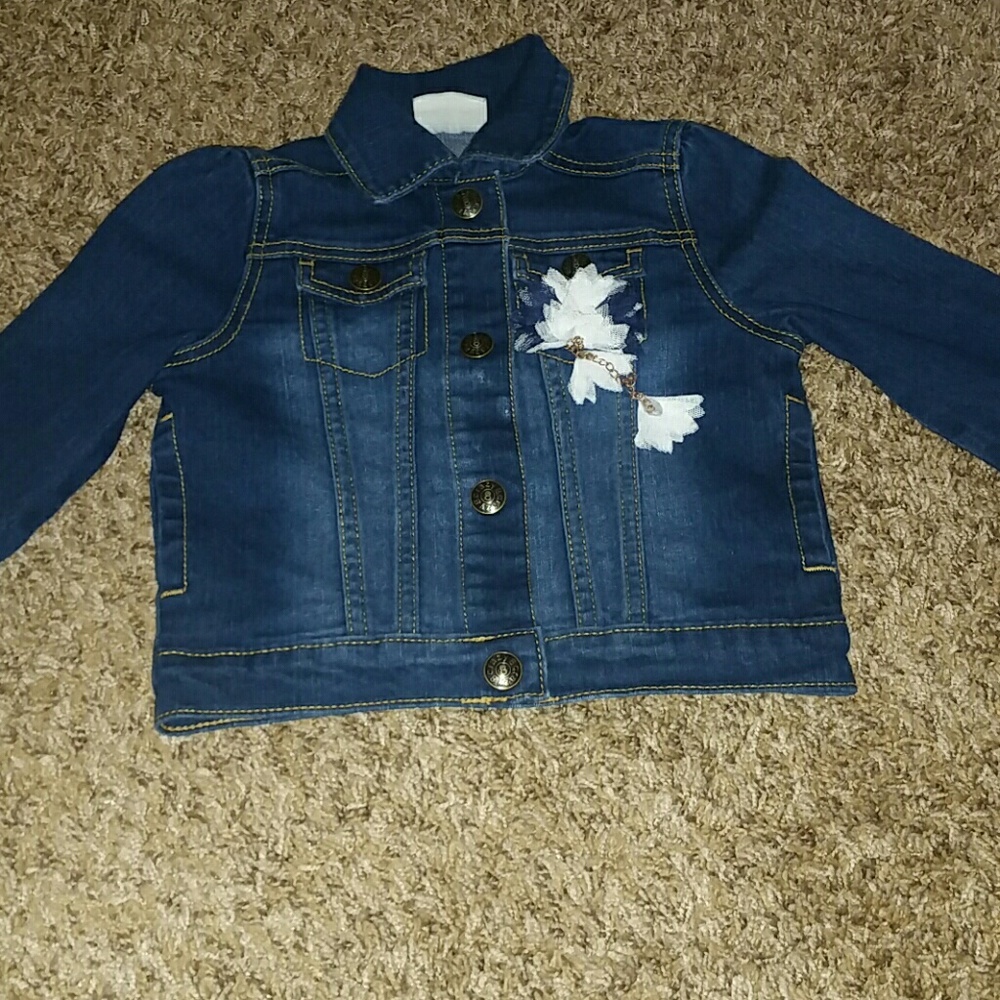 Little girls jeans jacket