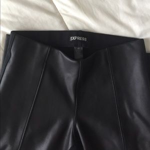 FINAL SALE NWOT Express leather leggings