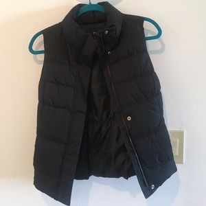 GAP down winter vest, black