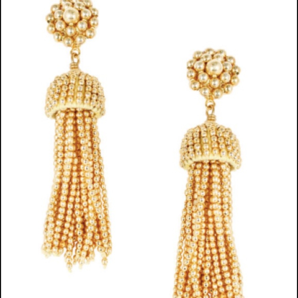 Lisi Lerch - Gold Tassel Earrings (Brand New)