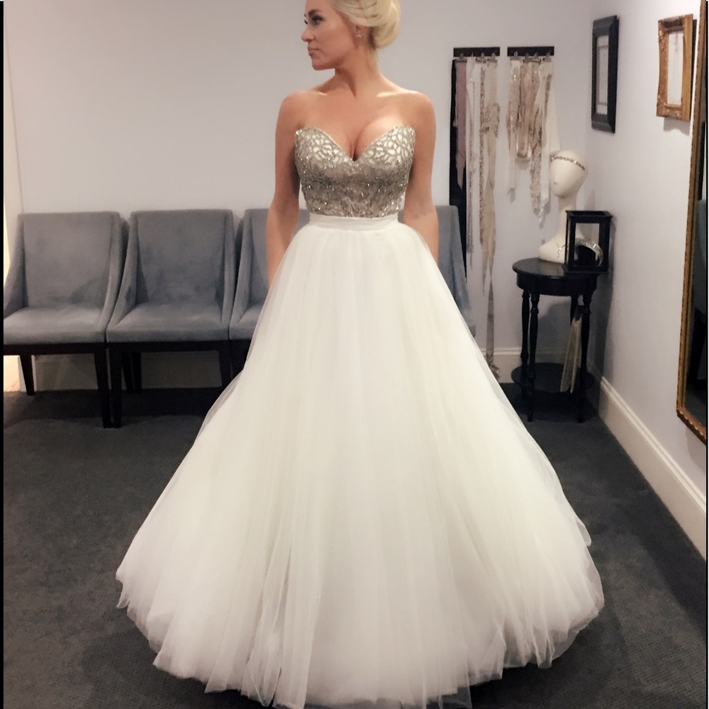 Beautiful 2 piece wedding dress