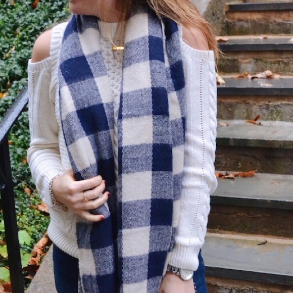 ASOS cold-shoulder cable knit