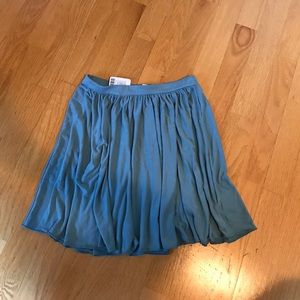 Dusty blue skirt