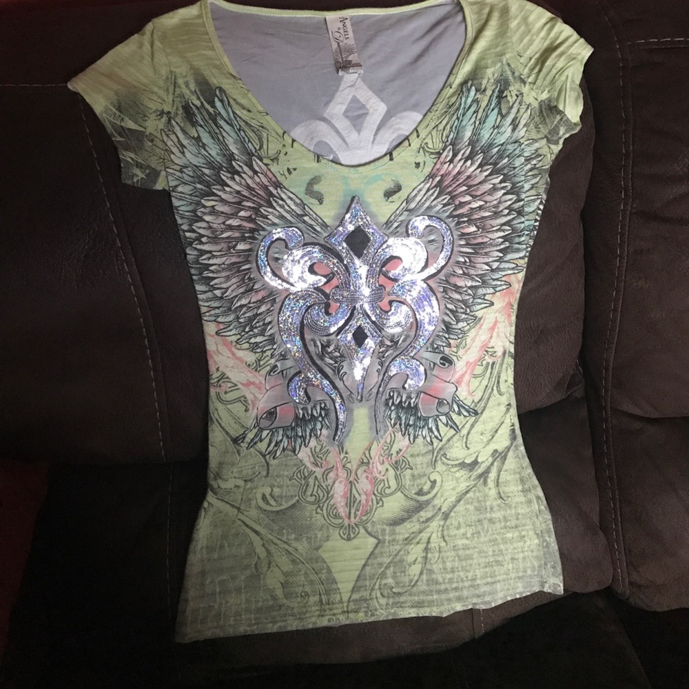 Angels and diamonds western top