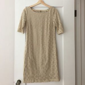Banana Republic Cream Dress