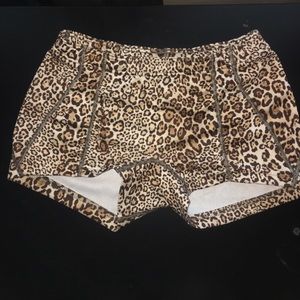 Cheetah print sports spandex