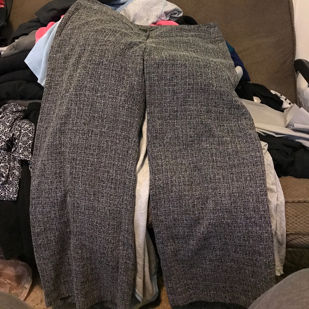Black and white pants