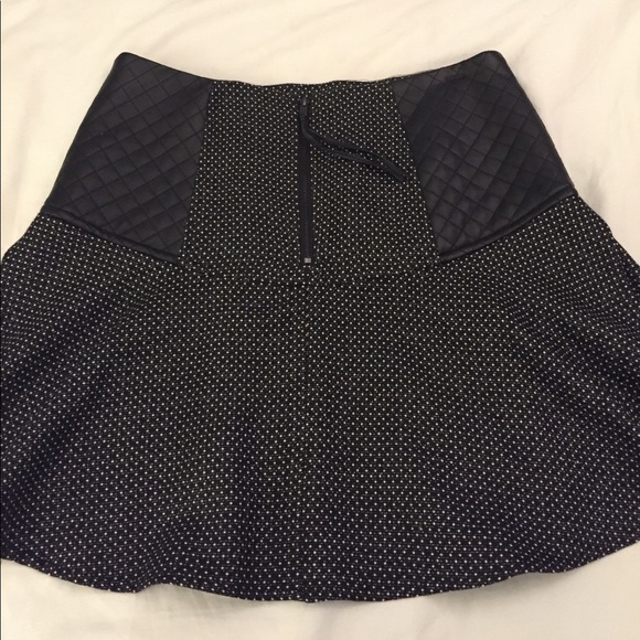 Leather polka dot skirt - Picture 4 of 8