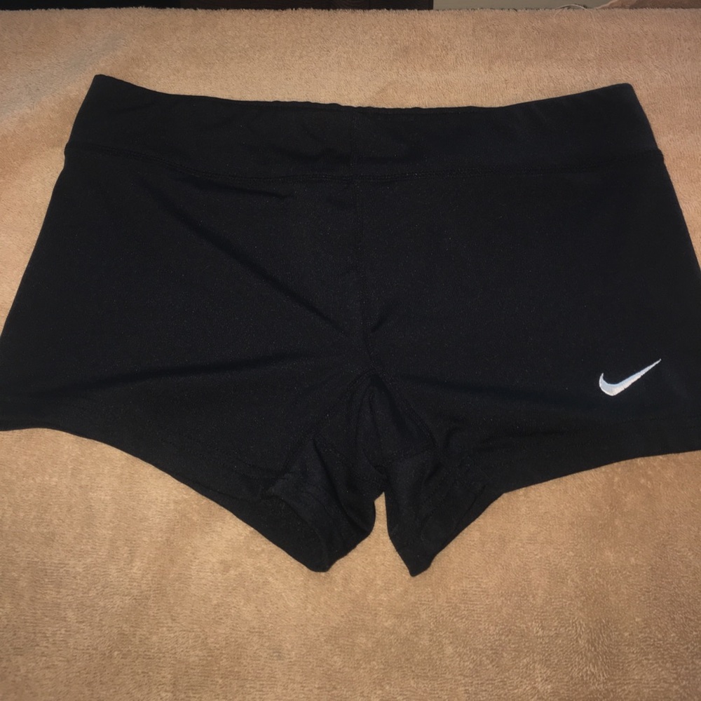 Black nike dri-fit spandex shorts