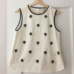 J. Crew Embellished Top