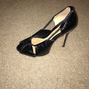 L.A.M.B. Rope and Patent Leather pumps