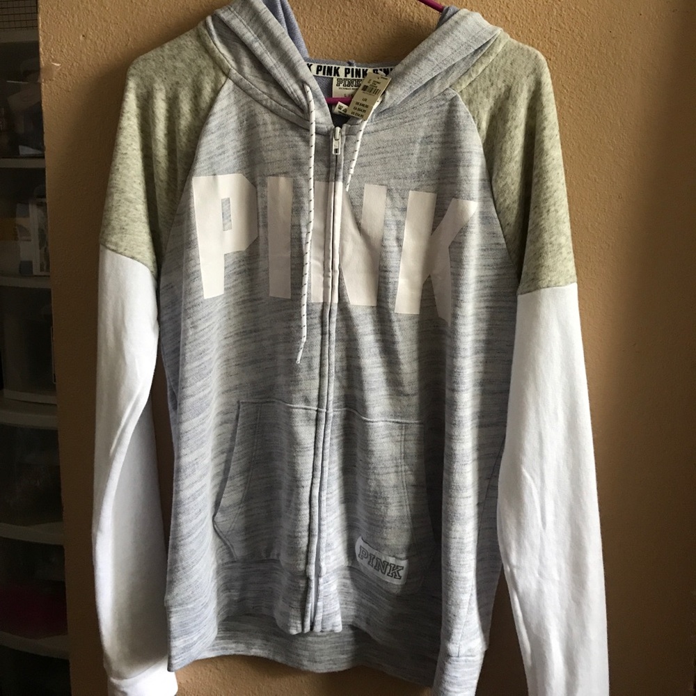 VS PINK ZIP -UP HOODIE