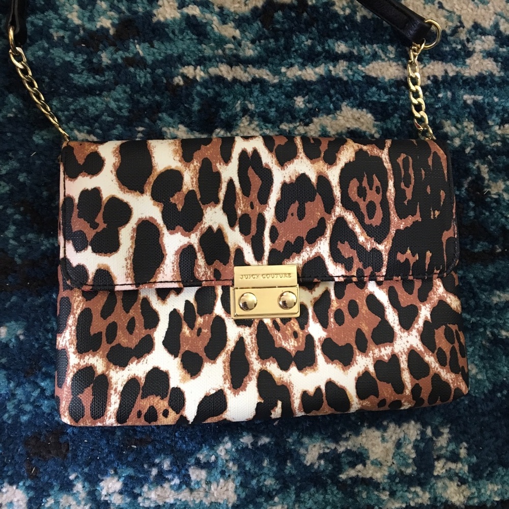 Juicy couture leopard print crossbody