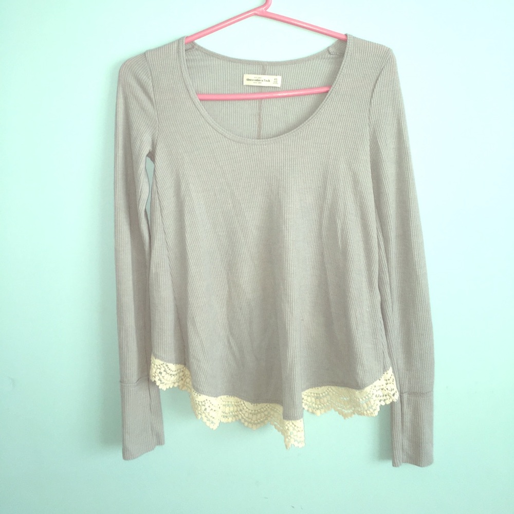 Waffle knit long sleeve shirt - Picture 1 of 3