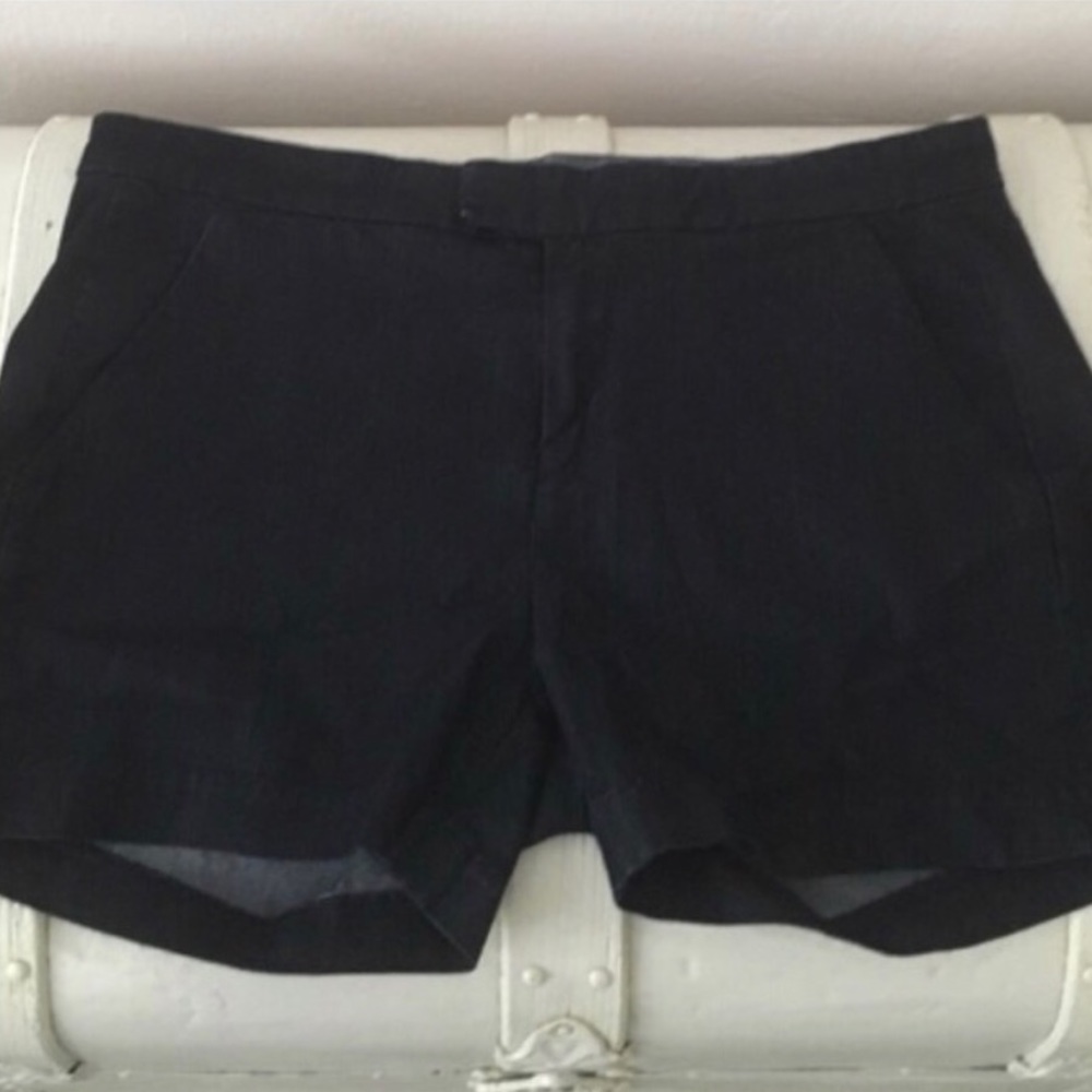 7 FOR ALL MANKIND SZ 27 SHORTS DARK DENIM EUC