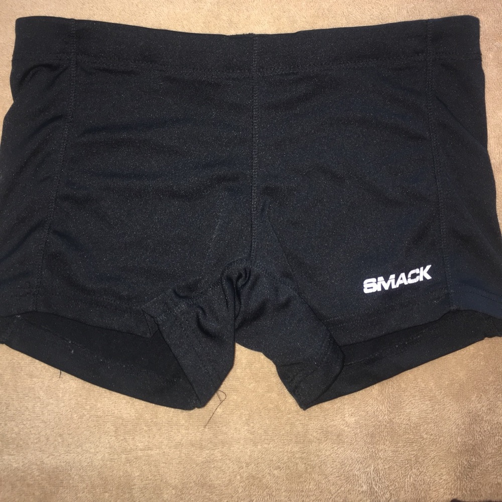 Black Smack brand spandex shorts