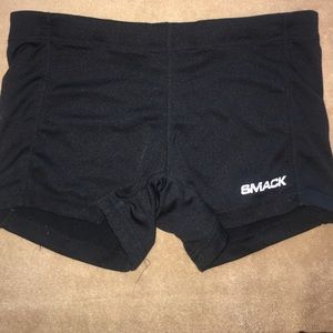 Black Smack brand spandex shorts