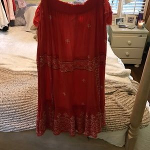 Hold! Free people of the shoulder dress