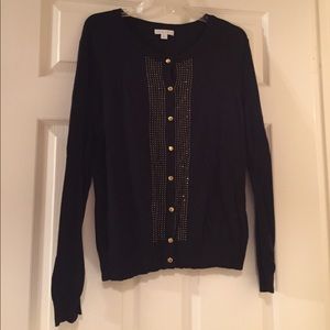 Gold button cardigan