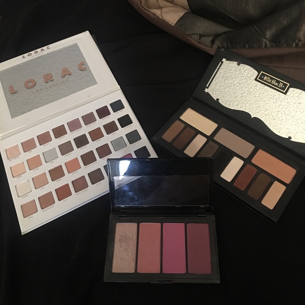 Lorac mega pro 3 maybelline blush &shade and light