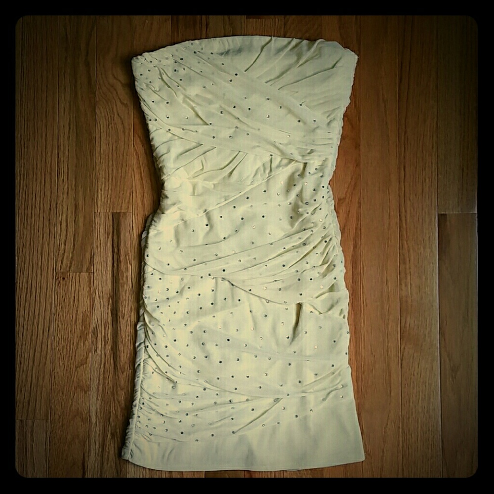 Ivory Mini Party Dress
