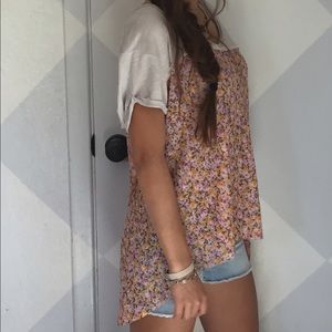 SP Free People Floral Top